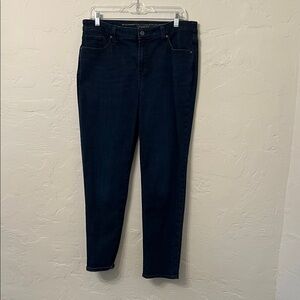 Chico's Deep Indigo Cropped Jeans